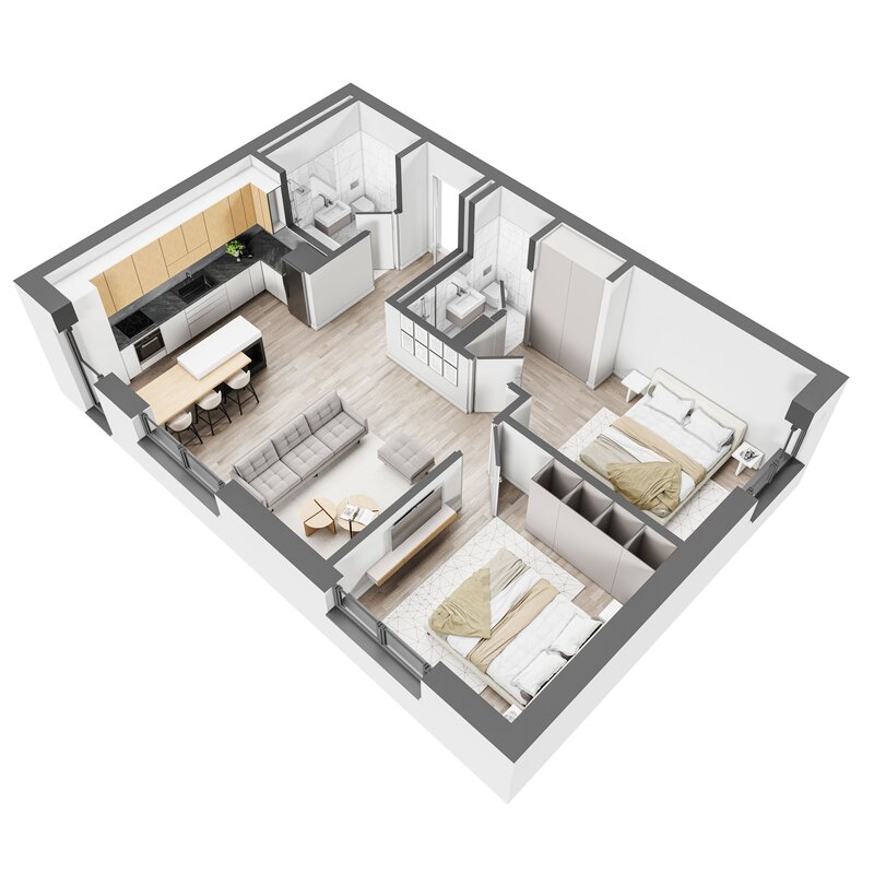 Pipera OFERTA!!! Ivory Residence- Apartament 3 camere London Tip 2